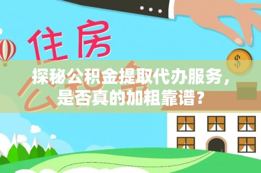 曲周探秘公积金提取代办服务，是否真的加粗靠谱？