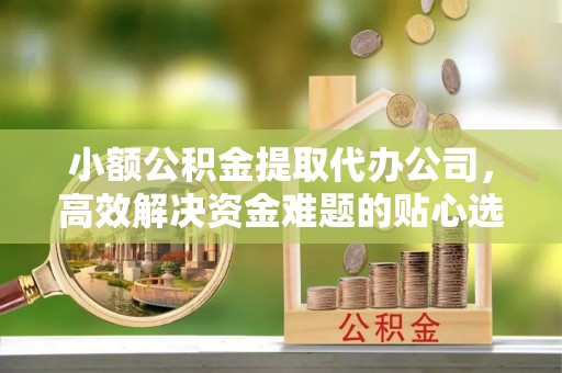曲周小额公积金提取代办公司，高效解决资金难题的贴心选择