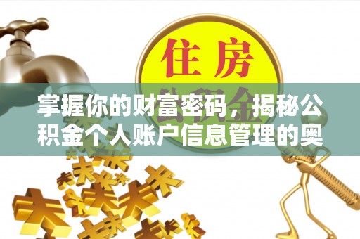曲周掌握你的财富密码，揭秘公积金个人账户信息管理的奥秘