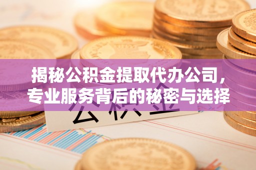 曲周揭秘公积金提取代办公司，专业服务背后的秘密与选择指南