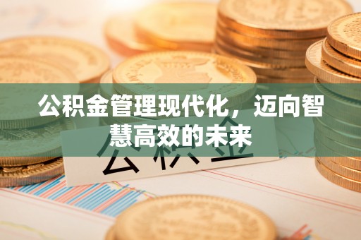 曲周公积金管理现代化，迈向智慧高效的未来