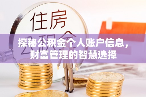 曲周探秘公积金个人账户信息，财富管理的智慧选择