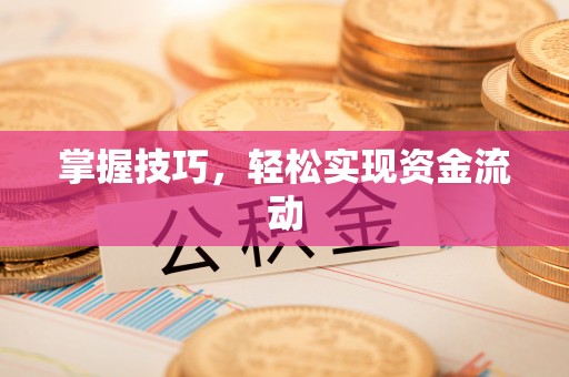 曲周掌握技巧，轻松实现资金流动